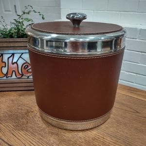 Vintage Stainless Steel Ice Bucket